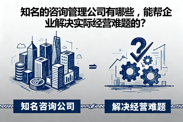 知名的咨詢管理公司有哪些，能幫企業(yè)解決實際經(jīng)營難題的？
